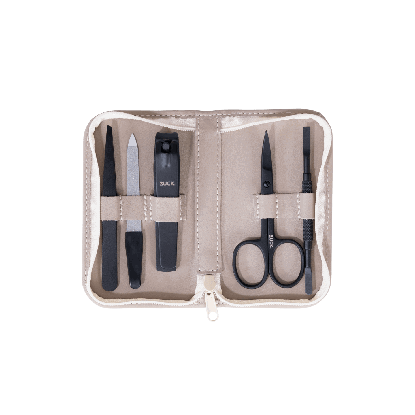 Zestaw do manicure i pedicure, beżowy