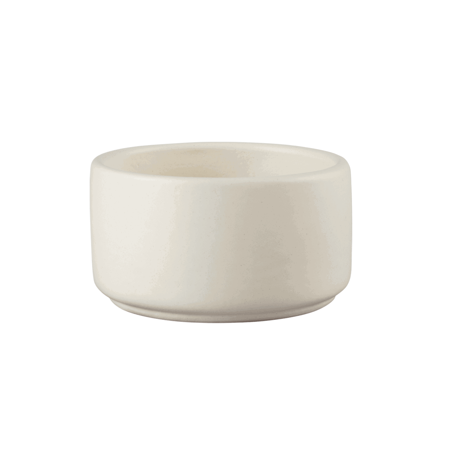 Ceramiczny pojemnik do przechowywania, offwhite, ręcznie wykonany, Ø 10,5 cm